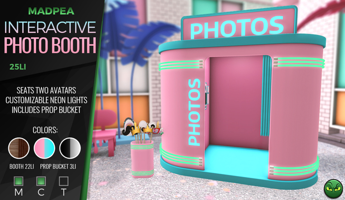 Second Life Marketplace - MadPea Interactive Photo Booth